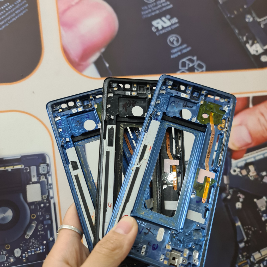 Khung Xương Viền Samsung Note 8 - Blacket Samsung Galaxy Note8 N950 Zin Bóc Máy