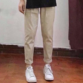 Quần Kaki Basic Pants Unisex Nữ Cá Tính-Thời Trang PONIVA
