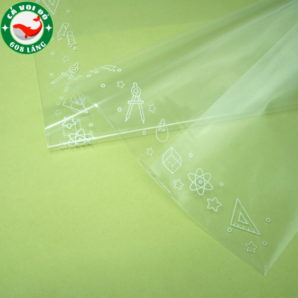 Bọc sách nylon Hồng Hà  3269 tập 10 chiếc