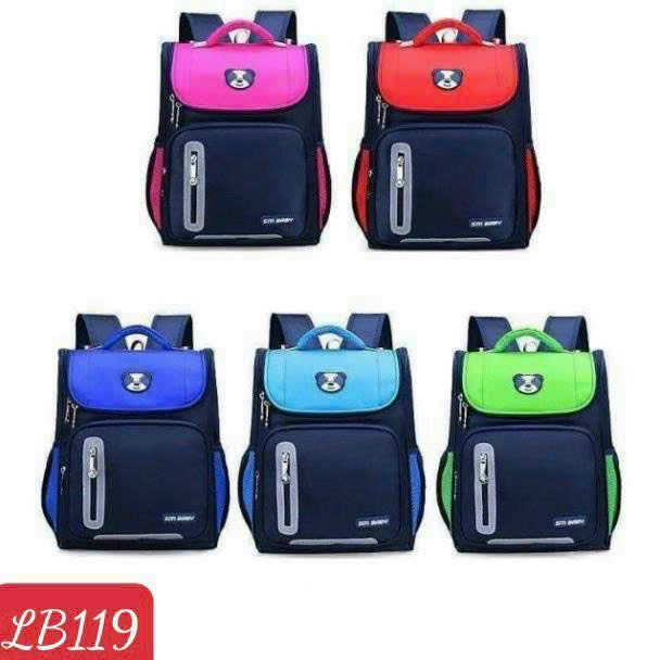 Balo Học Sinh Tiểu Học Cho Bé Gái Bé Trai Balo Gấu Trẻ Em Cấp 1 BABY Chống Gù,Có Phản Quang,Chống Thấm.]