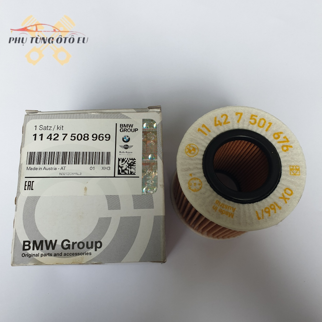 Lọc nhớt động cơ BMW E81 E84 E88 E46 E90 E60 X1 X3 E83 Z4 E85 - 11 42 7 508 969