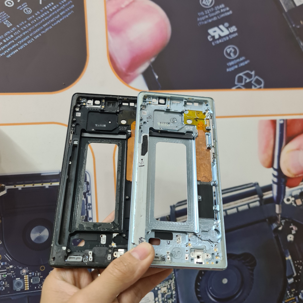 Blacket Khung xương Samsung Note 9 zin tháo máy 95-97%