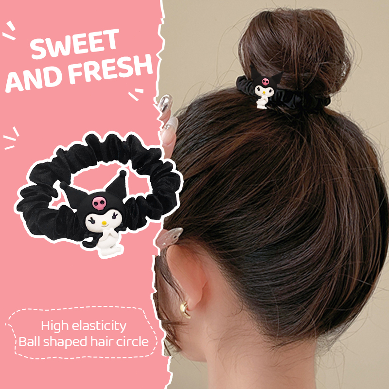 ⚡Dây Buộc Tóc Trong Suốt Họa Tiết Melody Kulomi Dễ Thương Dành Cho Nữ