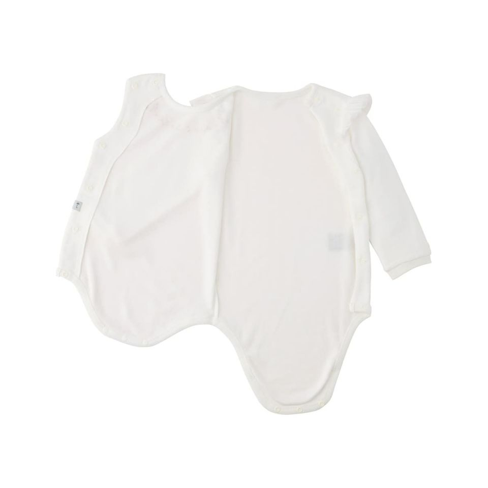 Bộ body cho bé gái | bộ body ngắn ren tay 30579
