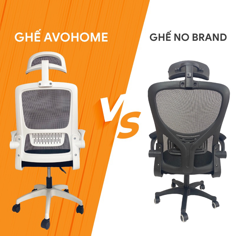 Ghế xoay văn phòng DOMIHOME - Lưng lưới thoáng mát, tựa đầu, điều chỉnh độ cao chống mỏi, tay gập thông minh | BigBuy360 - bigbuy360.vn