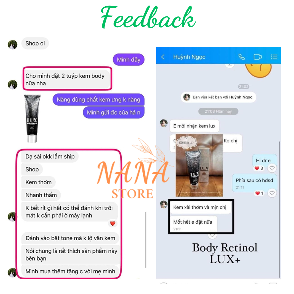 Kem Dưỡng Trắng Da Body Lux Retinol $ B3