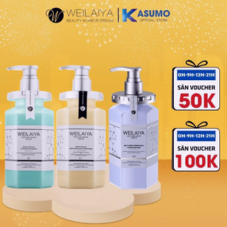 Bộ chăm sóc tóc Weilaiya – Dầu hấp hàn gắn liên kết tóc và cặp gội xả phục hồi nấm truffle Weilaiya tóc chắc, bóng khoẻ