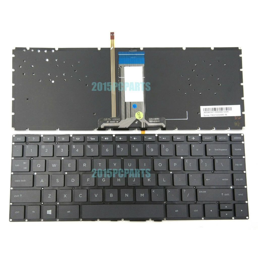 Bàn phím laptop HP 14AB 14-AB,14PA 14-PA, 13U 13-U có đèn