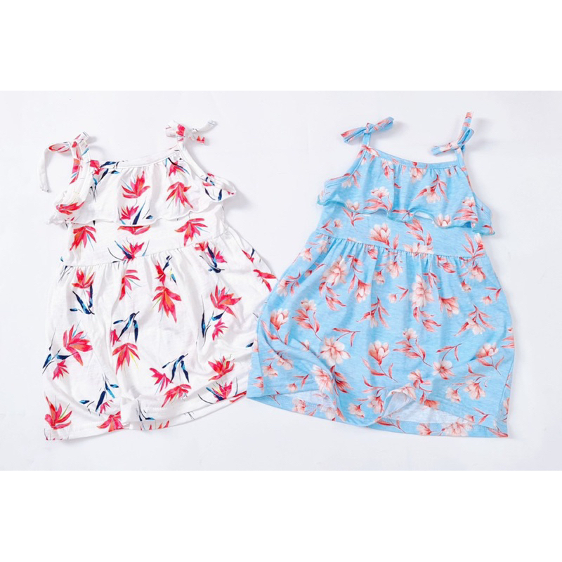 Váy 2 dây thắt nơ bé gái Jumping Beans