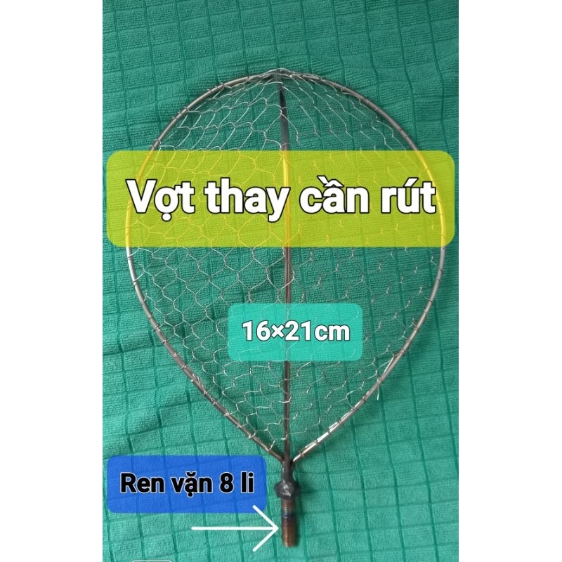 ĐẦU VỢT REN 8mm THAY CHO CẦN RÚT