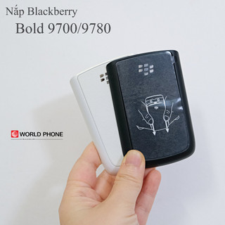 Nắp lưng Blackberry BB 9700, 9780 Đen Trắng, nắp zin mới
