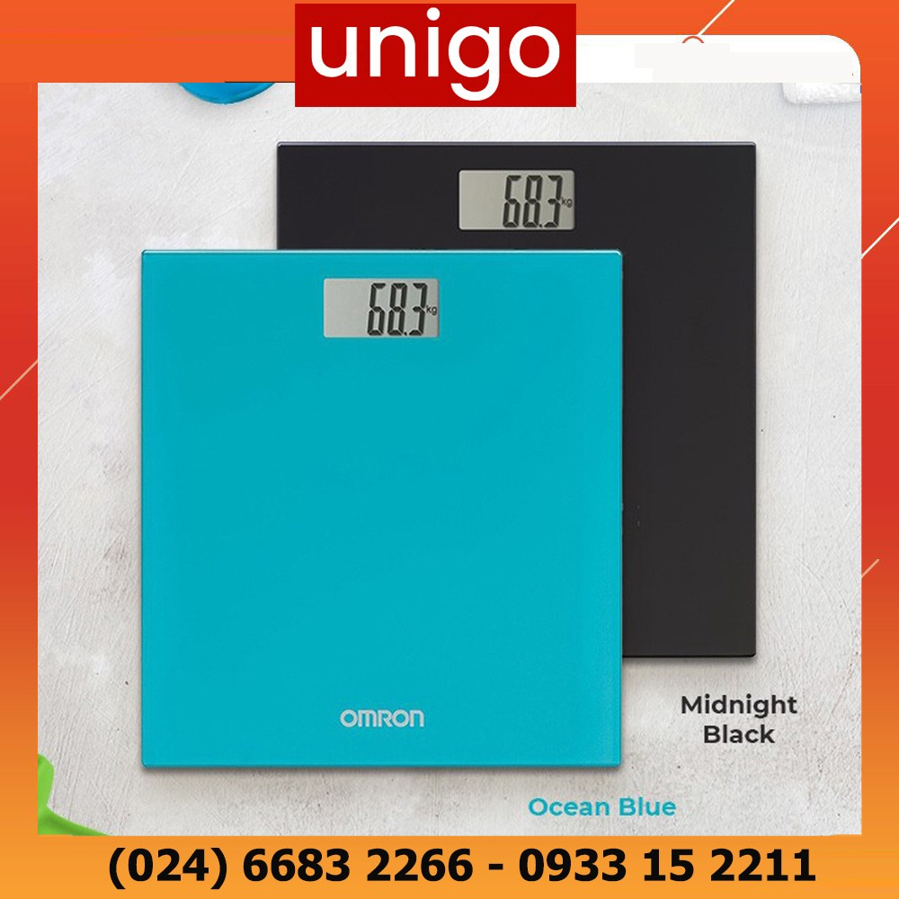 Cân Điện Tử Sức Khỏe Omron HN-289 | Mặt Kính Chịu Lực 150Kg - Bảo Hành Chính Hãng 2 năm - UNIGO