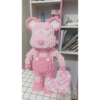 [36cm] Mô hình lắp ráp 3D lego bearbrick sáng tạo