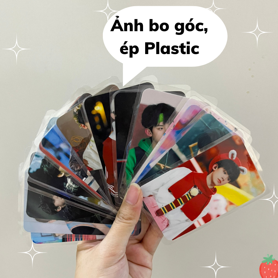 ⚡️RẺ NHẤT SHOPEE⚡️Ảnh mô phỏng card bo góc size 9x5,4cm ép lụa, ép plastic in theo yêu cầu
