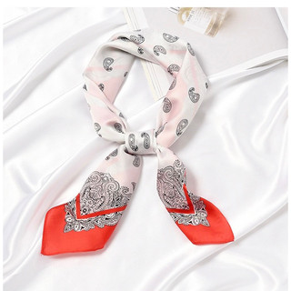 Khăn bandana lụa Khăn lụa vuông size 70x70cm Khăn choàng cổ thanh lịch