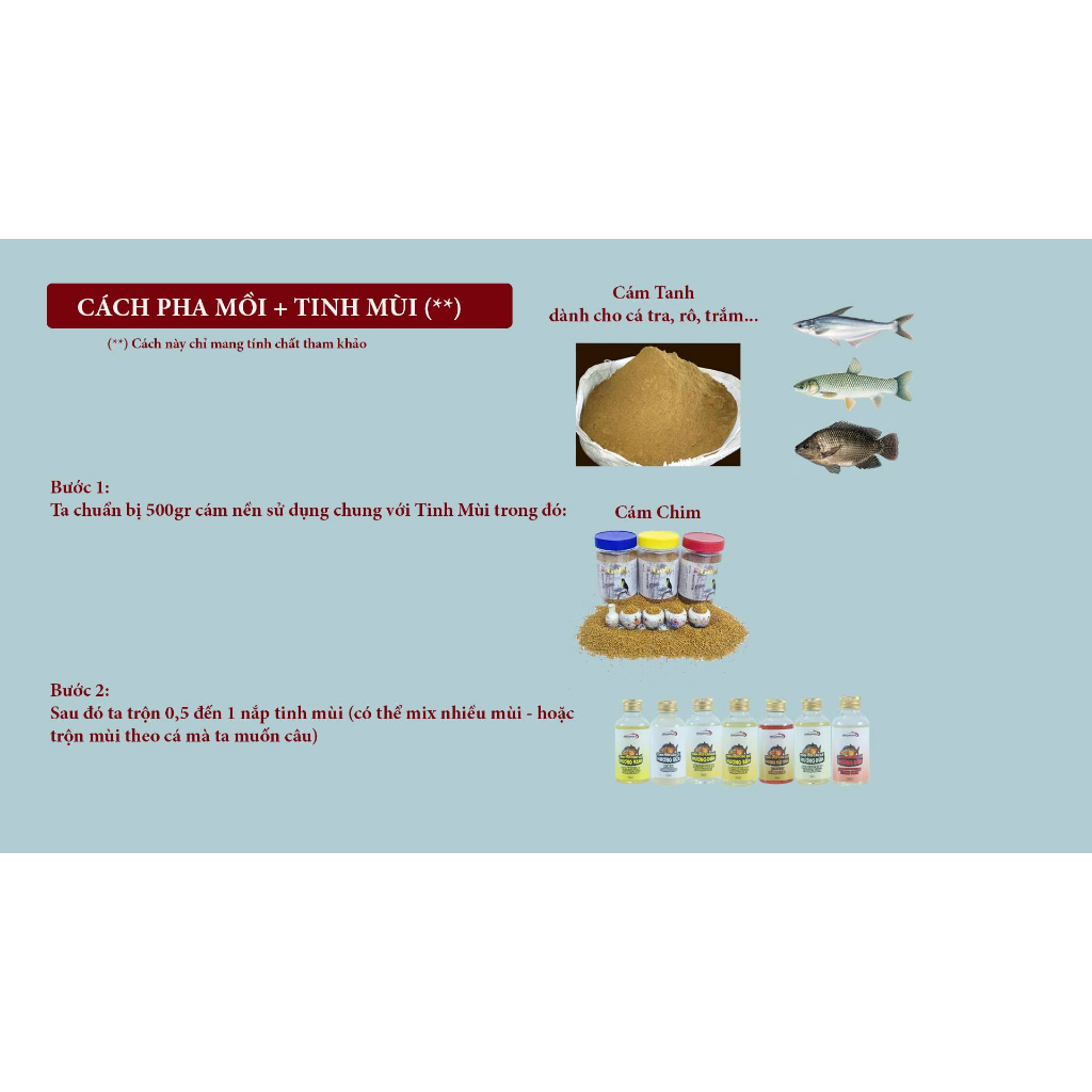 Tinh mùi 50ml trộn cám câu cá nhiều hương vị SEIKE HITA LURE