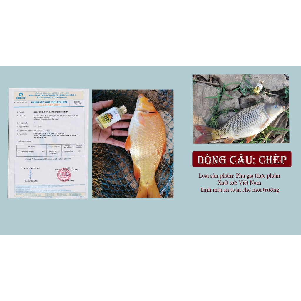 Tinh mùi 50ml trộn cám câu cá nhiều hương vị SEIKE HITA LURE