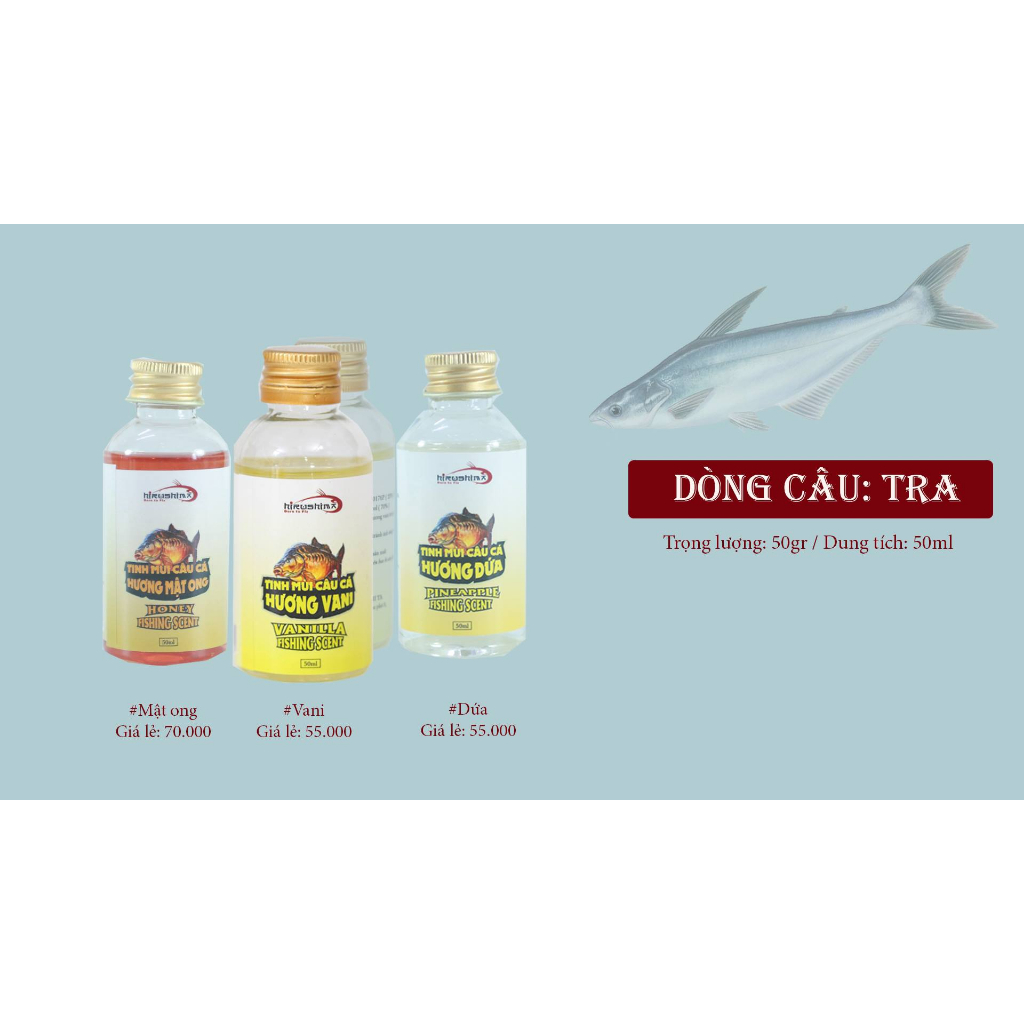 Tinh mùi 50ml trộn cám câu cá nhiều hương vị SEIKE HITA LURE