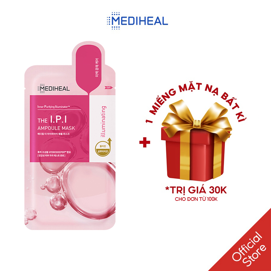 Mặt Nạ Dưỡng Sáng Mịn Da Mediheal THE I.P.I (Inner Purifying Illuminator) Brightening Ampoule Mask 25ml