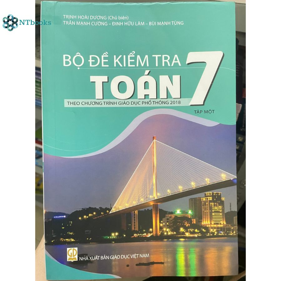 Sách Bộ đề kiểm tra Toán lớp 7 Tập 1