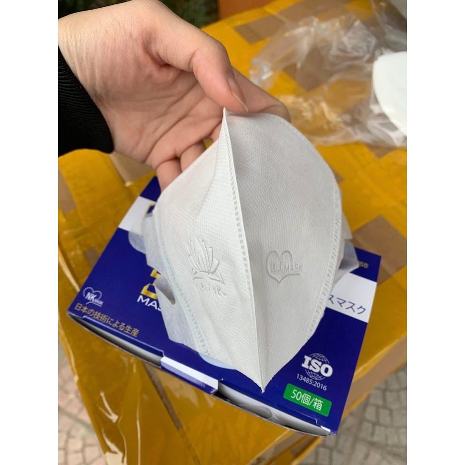 Khẩu Trang Y Tế Khẩu Trang 3D Mask 3 lớp kháng khuẩn hàng chuẩn cty Nam Khánh (Quà Tặng)