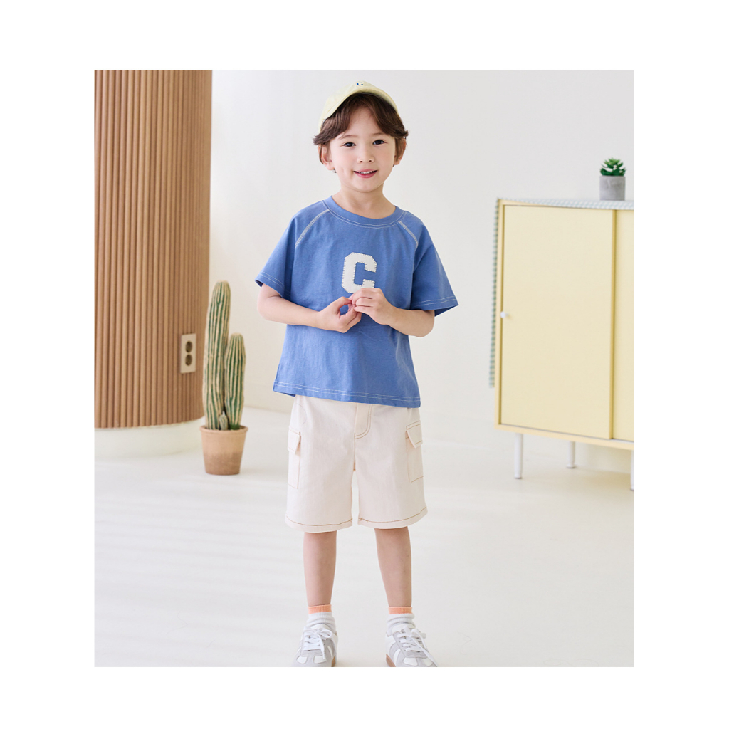 Áo phông hè chữ ngực Bebezoo cho bé BEC2TS207