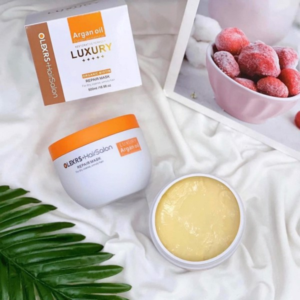 Combo Dầu Gội Olexrs Luxury 960ml + Ủ Tóc Olexrs Luxury 500ml Chính Hãng