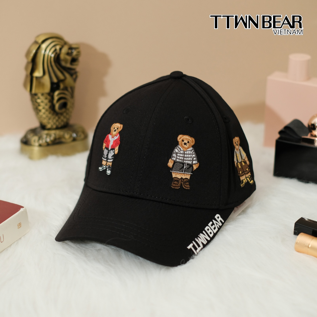 Mũ nón TTWN BEAR cao cấp hình gấu chính hãng - MZ008