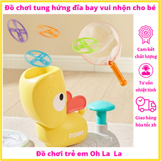 Đồ chơi hứng vịt tung hứng đĩa bay nhiều màu sắc vui nhộn, tăng vận động và tương tác cho bé