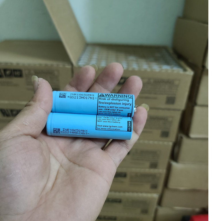 Pin 18650 LG Chem dung lượng 3200mAh - 3.7V xả 20A  / Tháo khối MH1