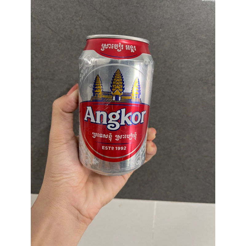 Bia Angkor Campuchia thùng 24 lon 330ml