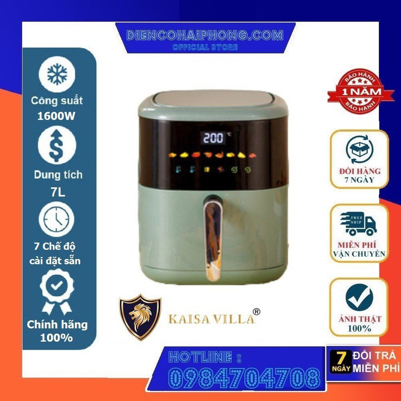 Nồi chiên không dầu Kaisa Villa JD-8134