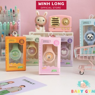 Đồng hồ tinh dầu đuổi muỗi có đèn – vòng đeo tay đuổi muỗi tinh dầu thực vật phát sáng