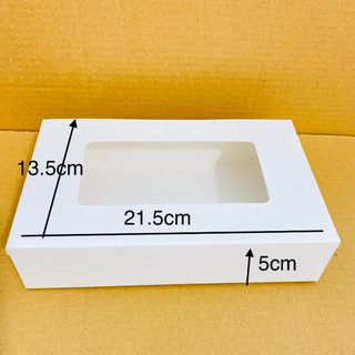 Hộp giấy đựng bánh tart trứng 6 bánh 21.5x13.5x5cm combo 100 hộp