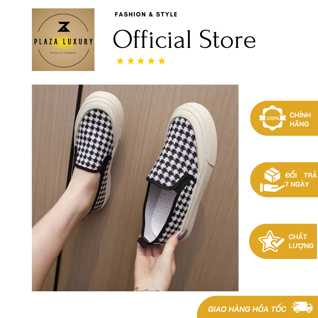 Giày Lười Vải Nữ Giản dị Và Thoải Mái Thời Trang Hàn Quốc GN35