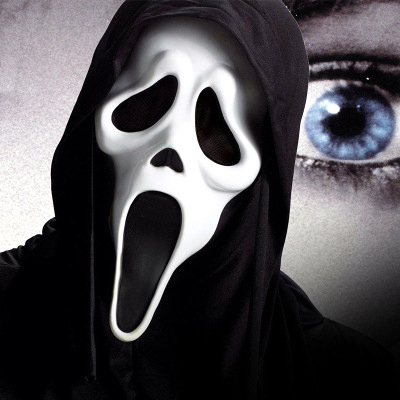Mặt Nạ Hóa Trang Halloween Hình Người Dơi Cho Bé Scream Thần Chết Ma Há Miệng hacker