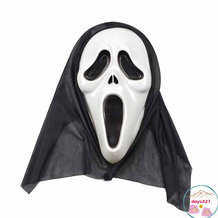 Mặt Nạ Hóa Trang Halloween Hình Người Dơi Cho Bé Scream Thần Chết Ma Há Miệng hacker