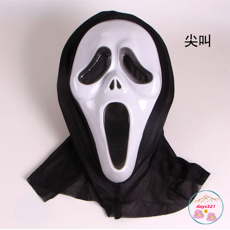 Mặt Nạ Hóa Trang Halloween Hình Người Dơi Cho Bé Scream Thần Chết Ma Há Miệng hacker