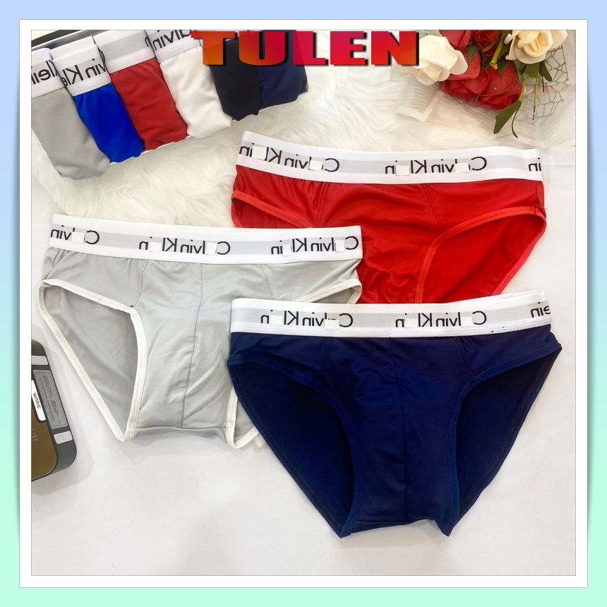 Sịp Tam Giác Nam CK Cotton Cao Cấp, Quần Lót Nam Chất Liệu Co Dãn 4 Chiều Thấm Hút Mồ Hôi - TULEN