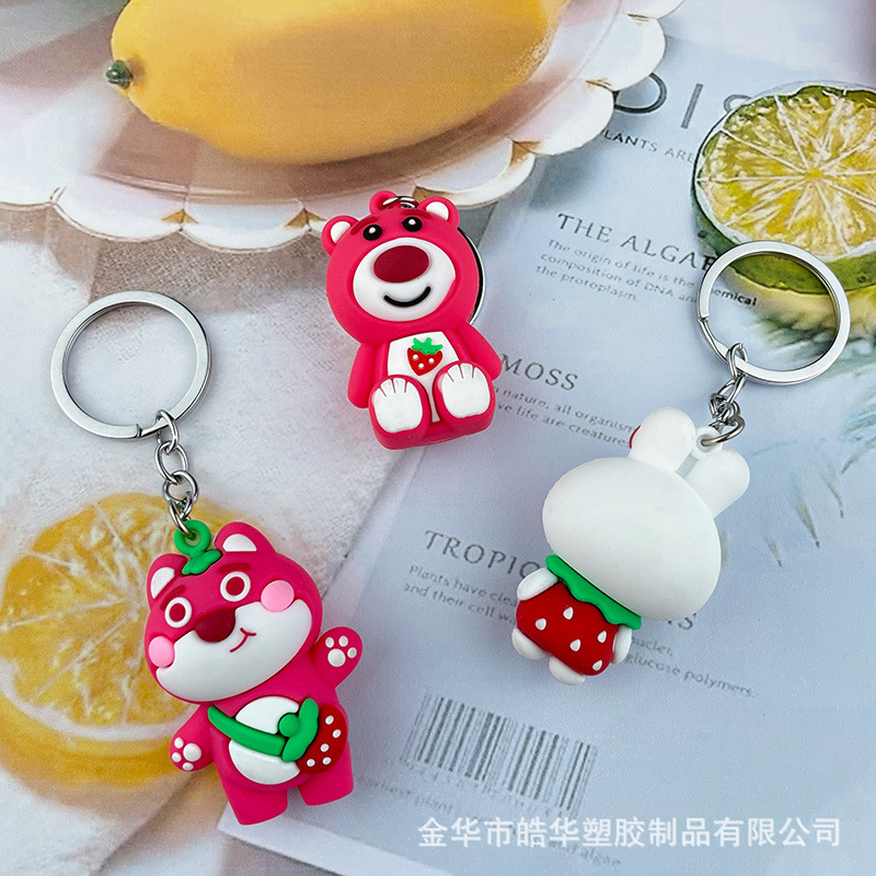 Móc Khoá Gấu Dâu Lotso Cute Giá Rẻ