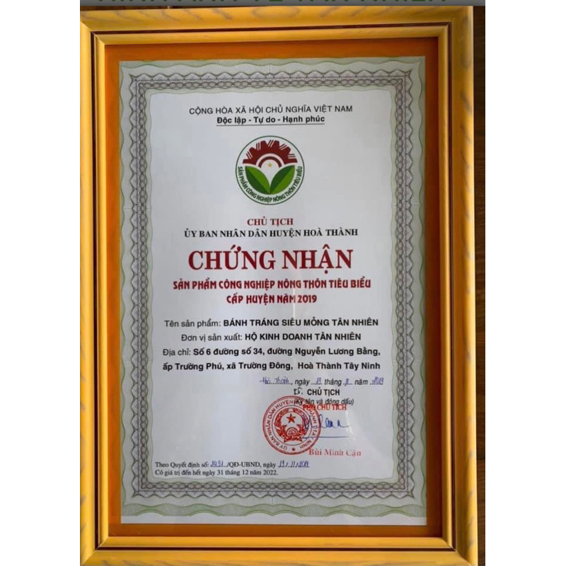 Bánh tráng siêu mỏng Tân Nhiên 450gr-- Đặc Sản Tây Ninh