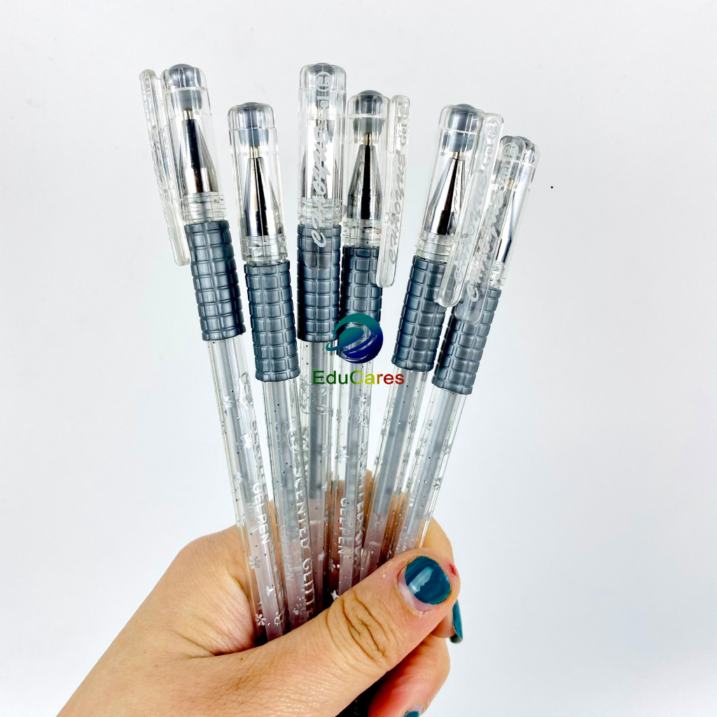 Hộp 12 Bút nhũ Kim Tuyến 301 Viết Thiệp Scented Glitter - 5 Màu Lung Linh