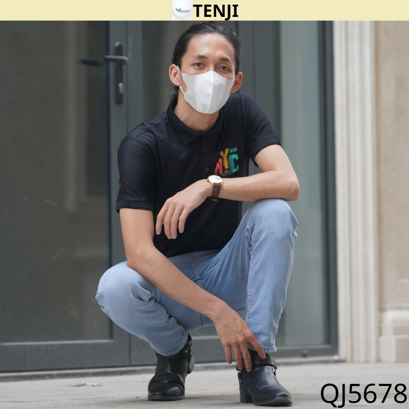 Quần Jean Nam Chất Bò QJ5678 ,rin nam xanh trơn wash sáng trẻ trung cá tính