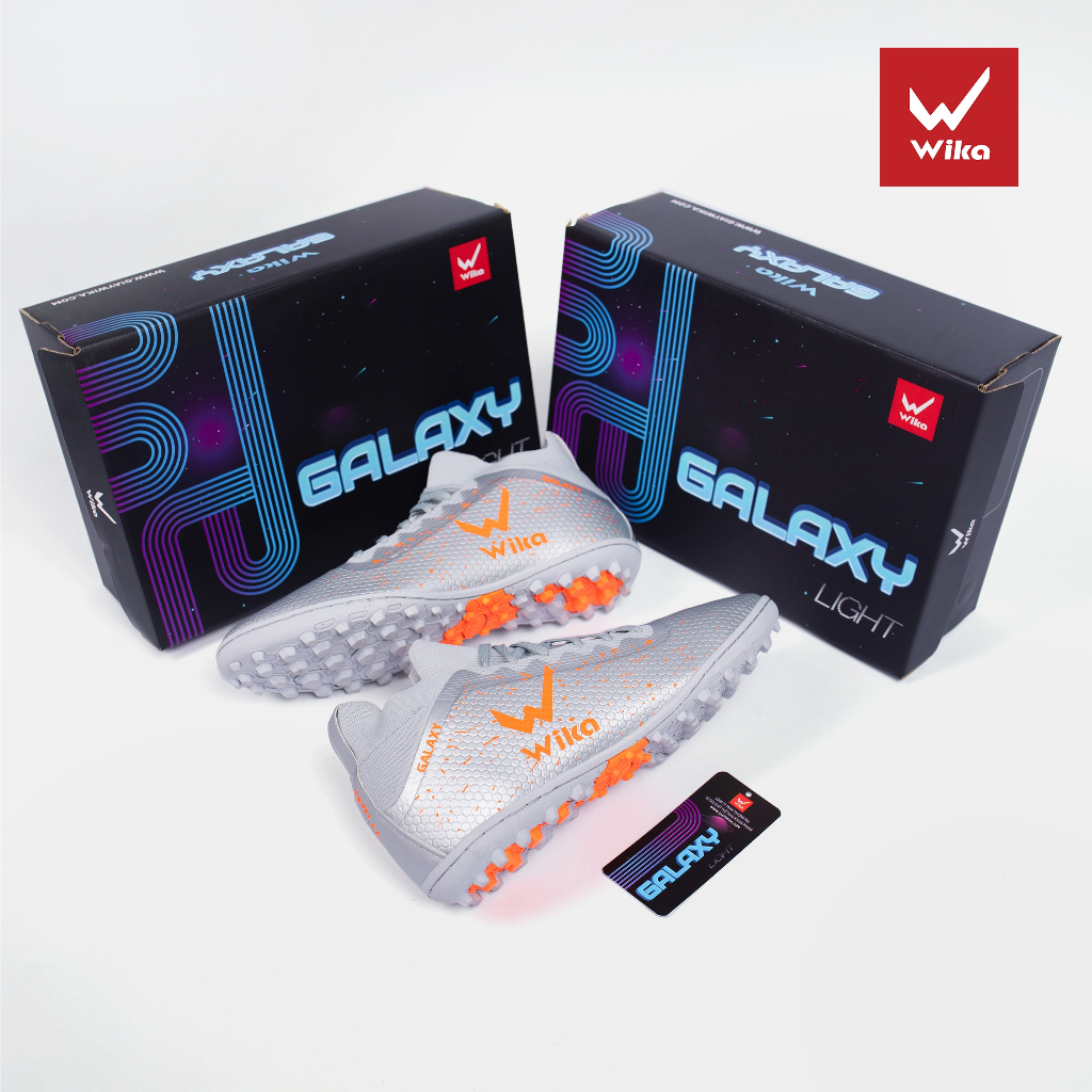 Giày Đá Bóng Wika Galaxy Light Chính Hãng, Giày Bóng Đá Sân Cỏ Nhân Tạo Đã Được Khâu Full Đế Bảo Hành 3 Tháng