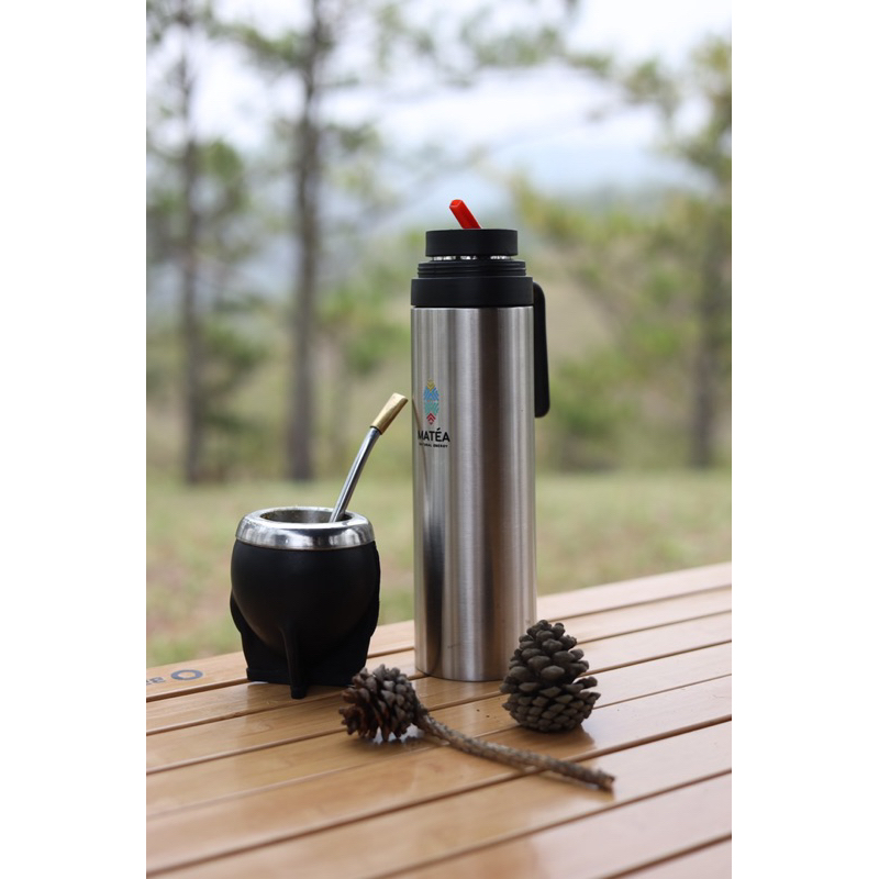 Cốc da uống trà Yerba Mate cao cấp