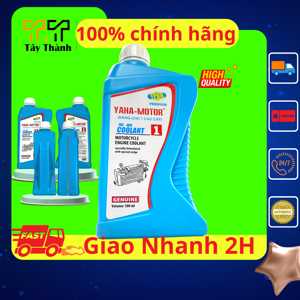 Nước làm mát xe máy, dung dịch làm mát động cơ YAHA-MOTOR, Tây Thành nsd chuyên nước làm mát động cơ