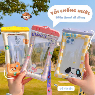 Túi Đựng Điện Thoại Chống Nước Du Lịch Đi Biển Đi Mưa Siêu Dễ Thương, Màu Sắc Cute Đáng Yêu