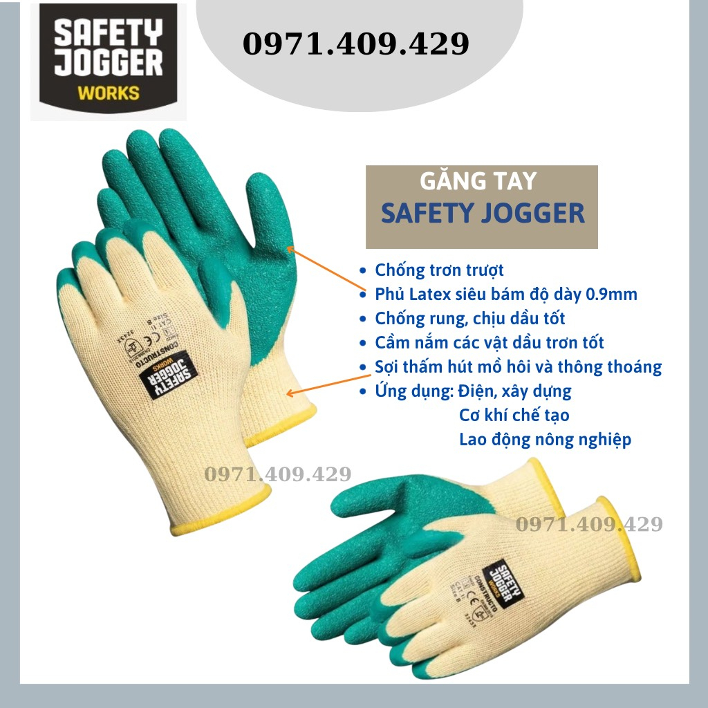 Găng tay kéo diều,găng tay bảo hộ chống cắt Safety Jogger Constructo