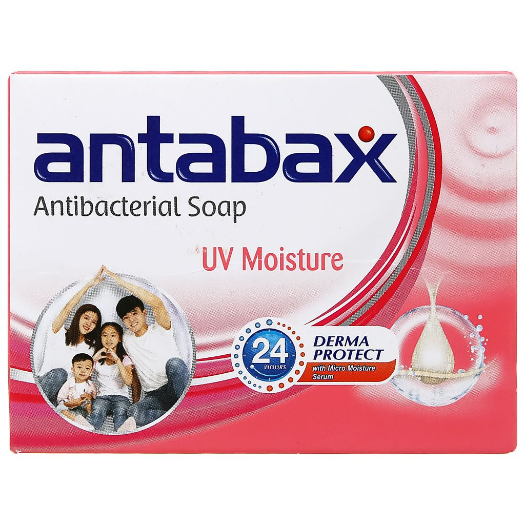 Xà phòng sạch khuẩn Antabax trắng sáng 85g