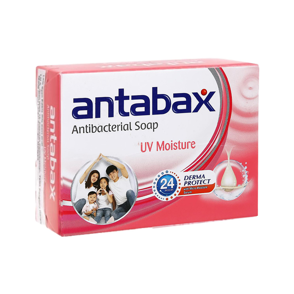 Xà phòng sạch khuẩn Antabax trắng sáng 85g